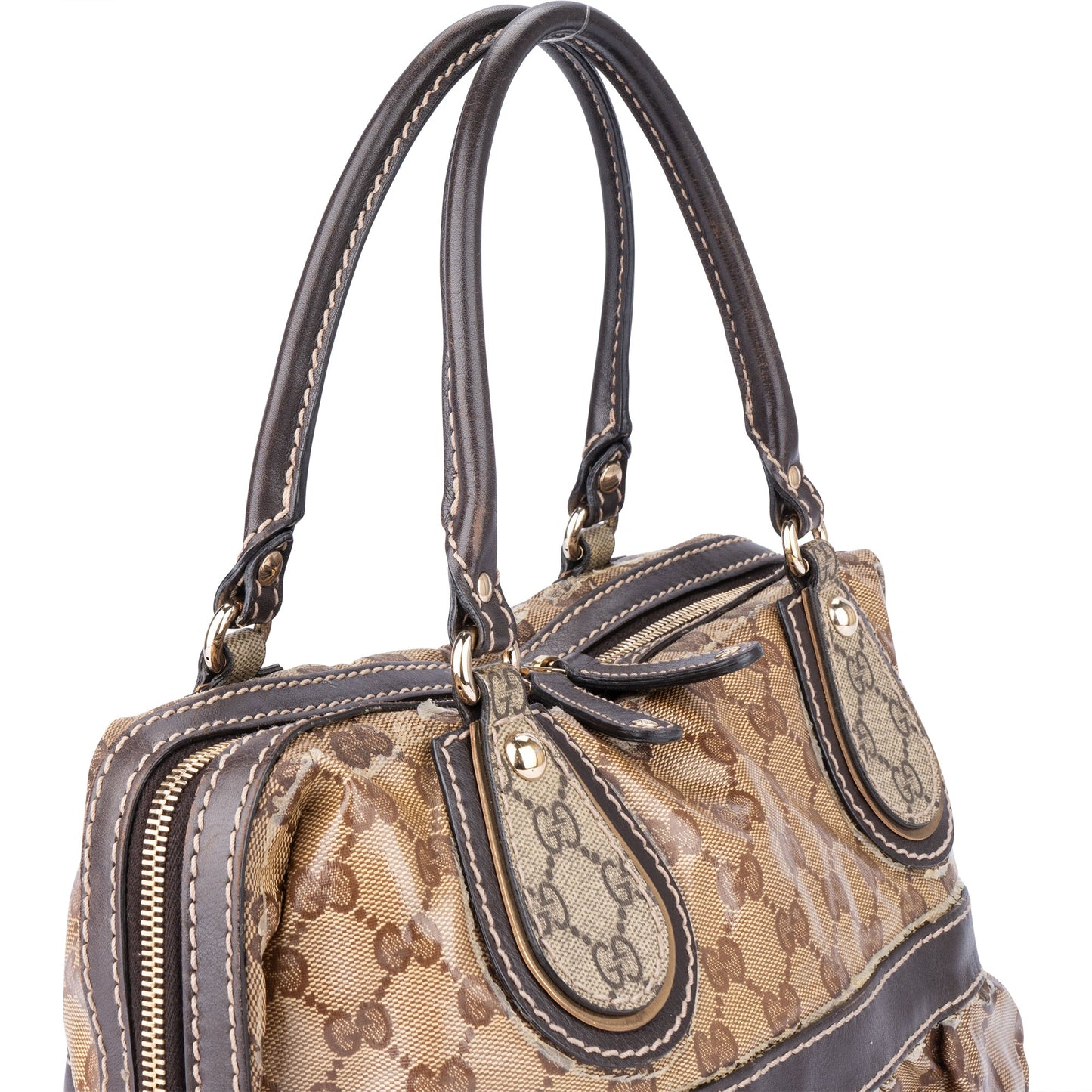 Gucci GG Monogram Crystal Handbag