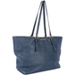 Miu Miu Blue Vitello Leather Shoulder Bag
