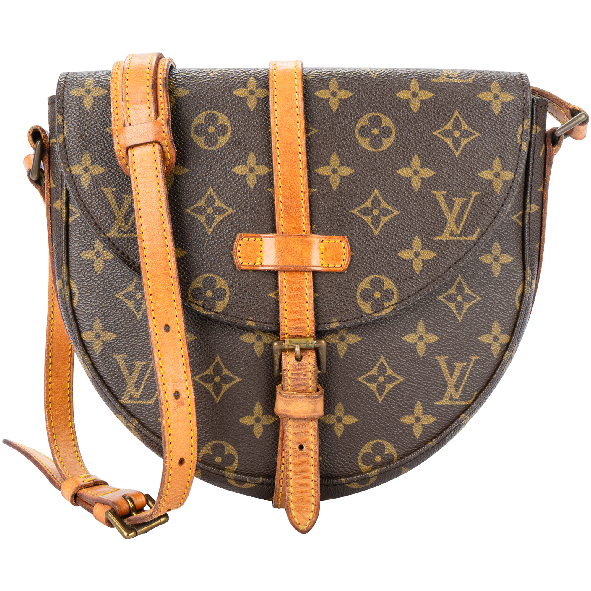 Louis Vuitton Canvas Monogram Chantilly MM Crossbody Bag
