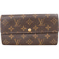 Louis Vuitton Canvas Monogram Sarah Wallet