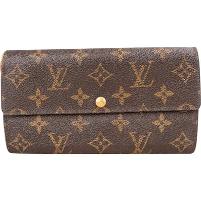 Louis Vuitton Canvas Monogram Sarah Wallet