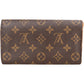 Louis Vuitton Canvas Monogram Sarah Wallet