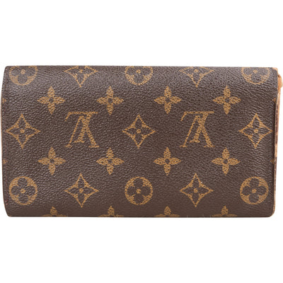 Louis Vuitton Canvas Monogram Sarah Wallet