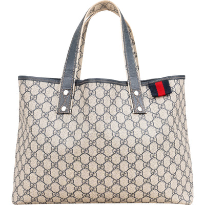 Gucci Canvas GG Monogram Sherry Line Handbag
