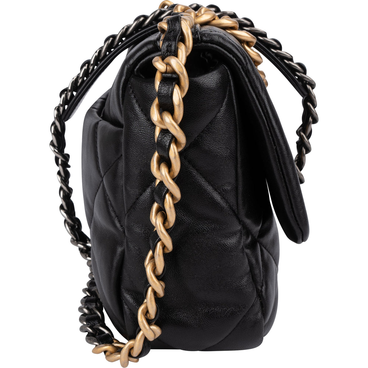 Chanel 19 Quilted Lambskin Single Flap Crossbody Bag