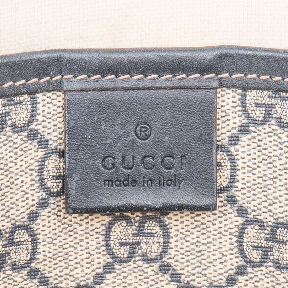 Gucci Canvas GG Monogram Sherry Line Handbag
