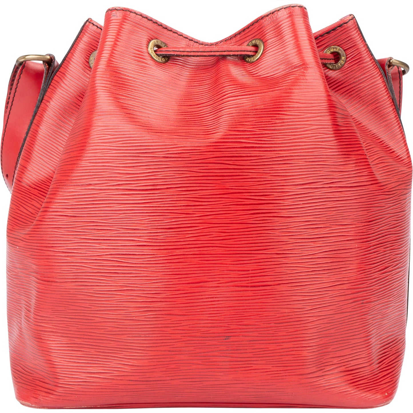 Louis Vuitton Rouge Epi Leather Sac Noe Petit Shoulder Bag