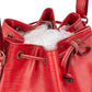 Louis Vuitton Rouge Epi Leather Sac Noe Petit Shoulder Bag