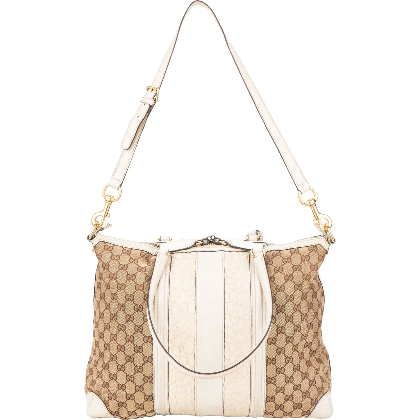 Gucci GG Monogram Croco Optic Handbag
