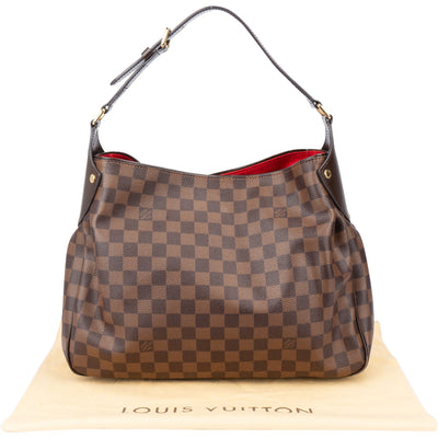 Louis Vuitton Damier Ebene Monogram Reggia Handbag