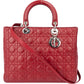 Christian Dior Quilted Leather Lady Dior Handbag