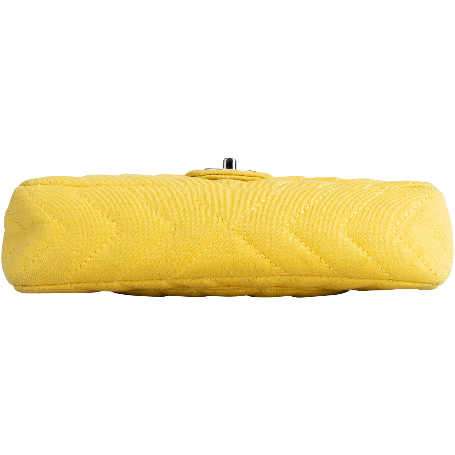 Chanel Yellow Chevron Medium Single Flap Bag