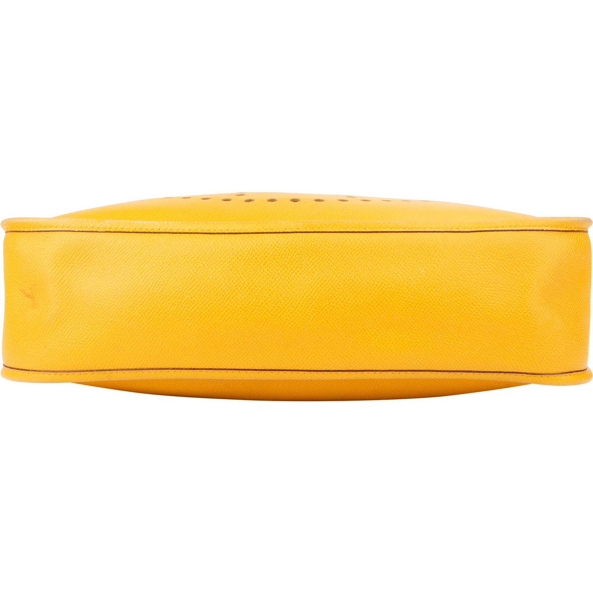Hermès Yellow Leather Evelyne GM Crossbody Bag