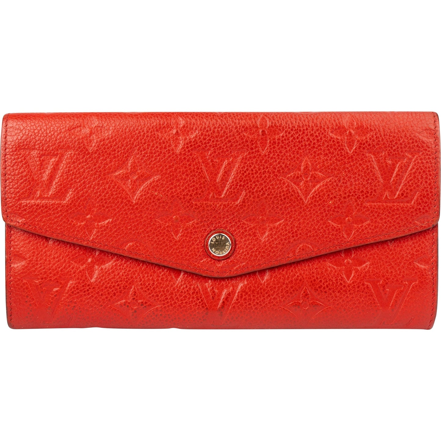 Louis Vuitton Leather Empreinte Monogram Curieuse Wallet