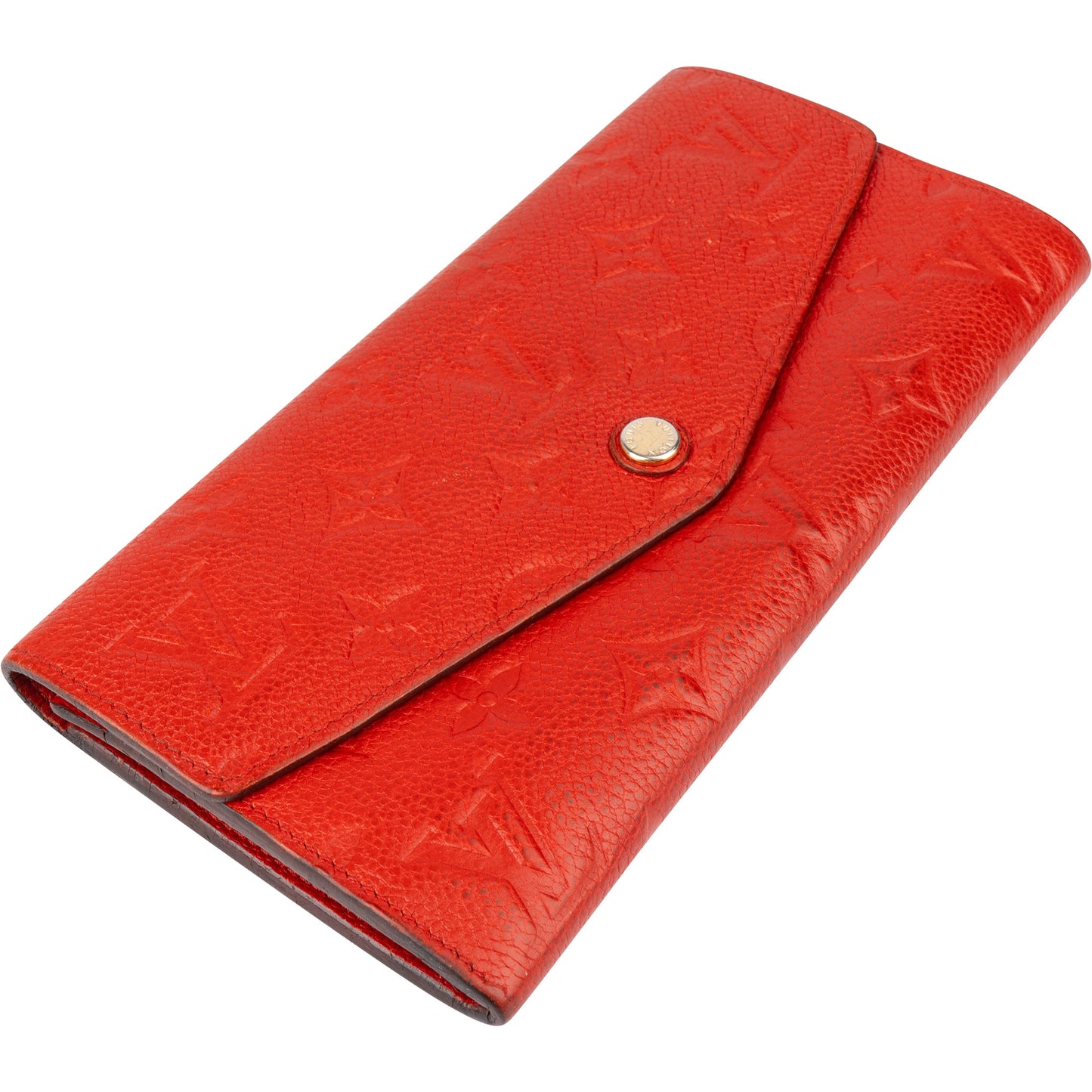 Louis Vuitton Leather Empreinte Monogram Curieuse Wallet