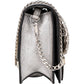 Miu Miu Cromo Flap aus silbernem Leder – Ansicht 5