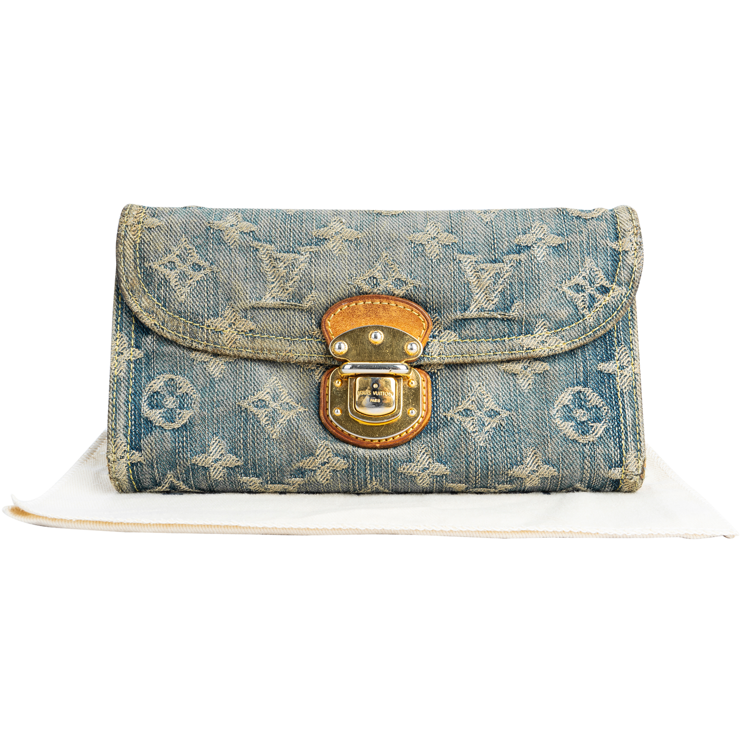 Louis Vuitton Monogram Amelia Denim Wallet