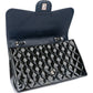 Chanel Quilted Patent Leather Palladium Jumbo Single Flap Crossbody Bag