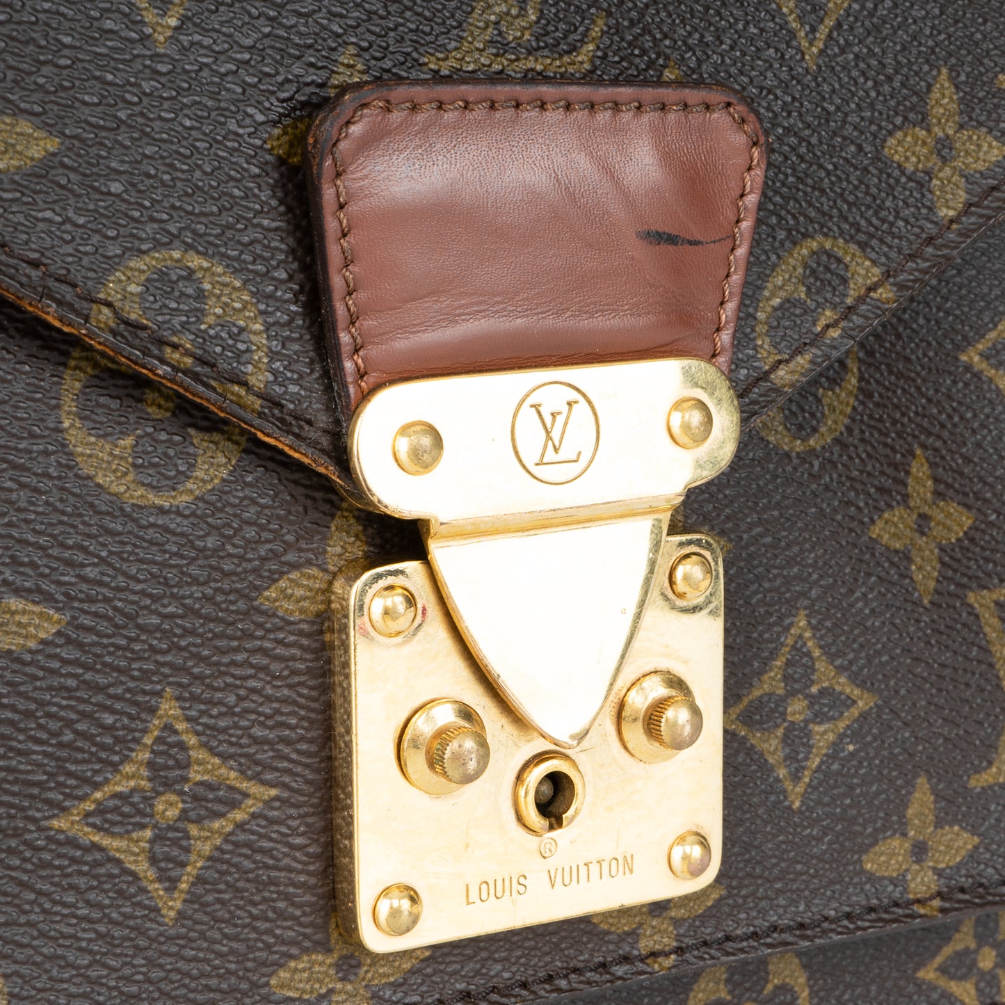 Louis Vuitton Monceau Handbag Canvas Monogram