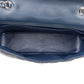 Chanel Quilted Patent Leather Palladium Jumbo Single Flap Crossbody Bag