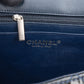 Chanel Quilted Patent Leather Palladium Jumbo Single Flap Crossbody Bag