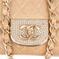 Chanel Quilted Pearl CC Single Flap Crossbody Bag