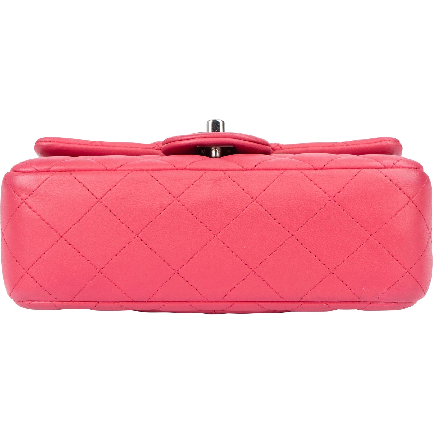 Chanel Quilted Lambskin Single Flap Crossbody Bag