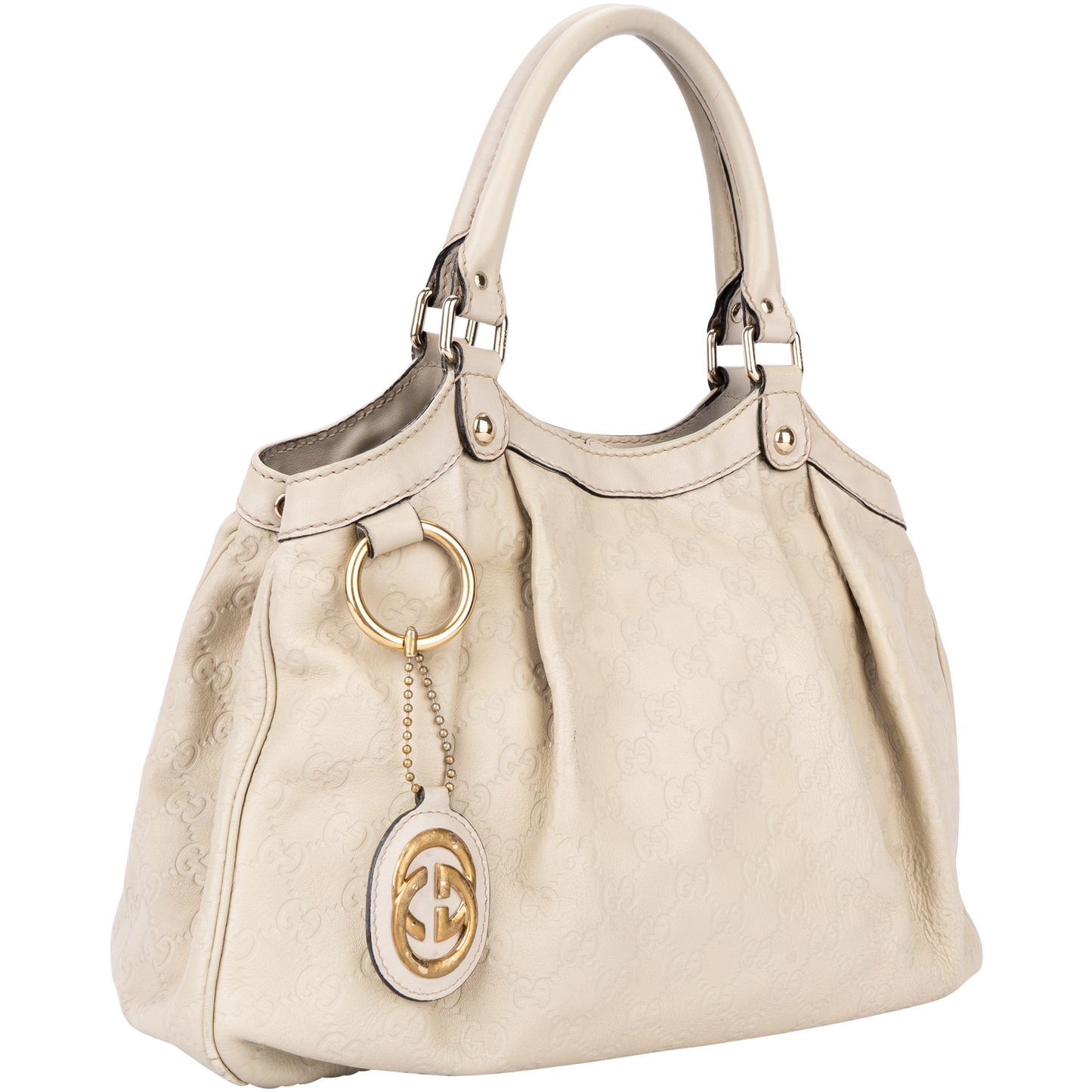 Gucci GG Monogram Leather Sukey Handbag