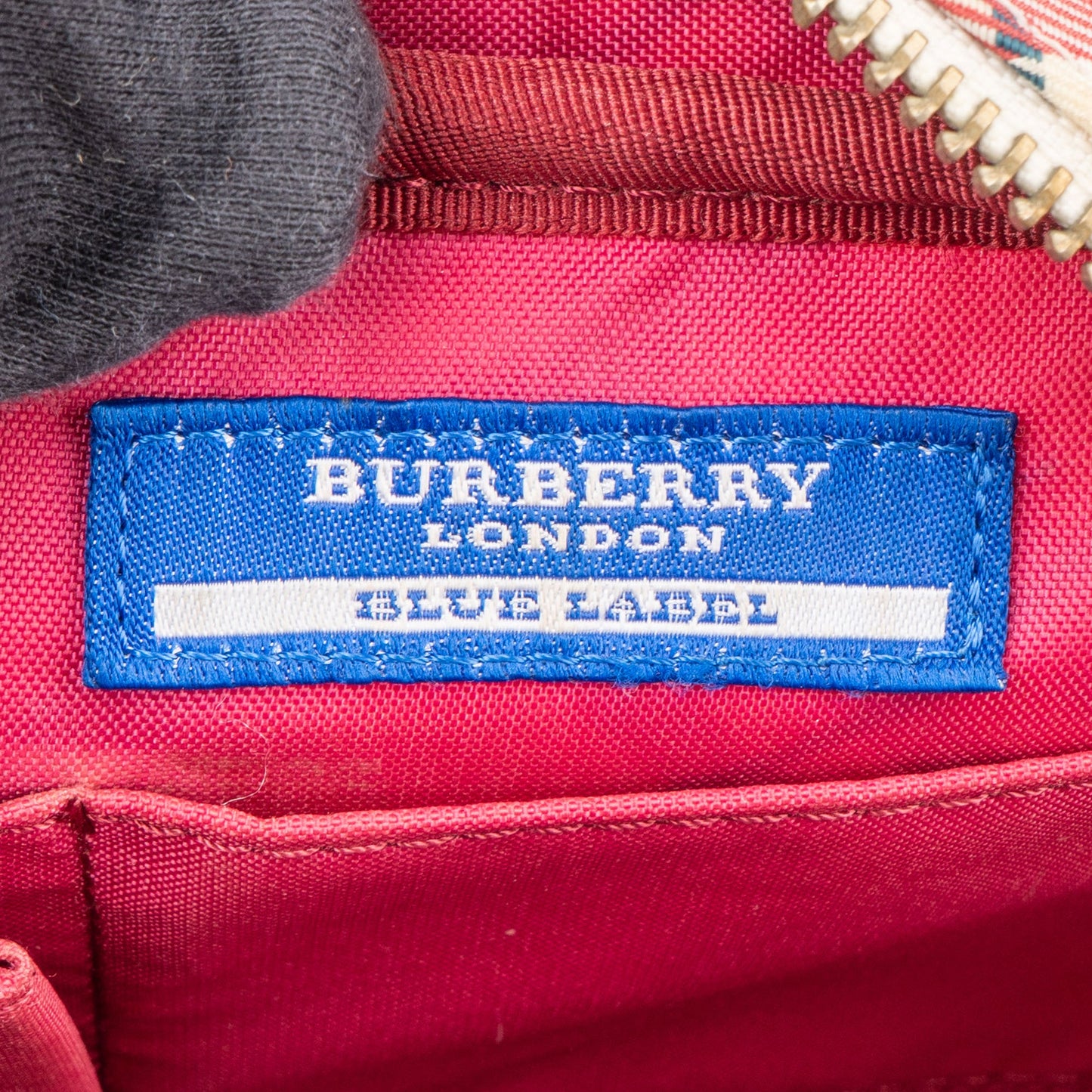 Burberry Nova-Check Blue Label Crossbody Bag