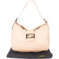 Fendi FF Rose Leather Baguette Handbag