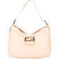 Fendi FF Rose Leather Baguette Handbag
