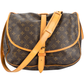 Louis Vuitton Canvas Monogram Saumur 35 Crossbody Bag