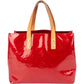 Louis Vuitton Red Vernis Monogram Reade PM Handbag