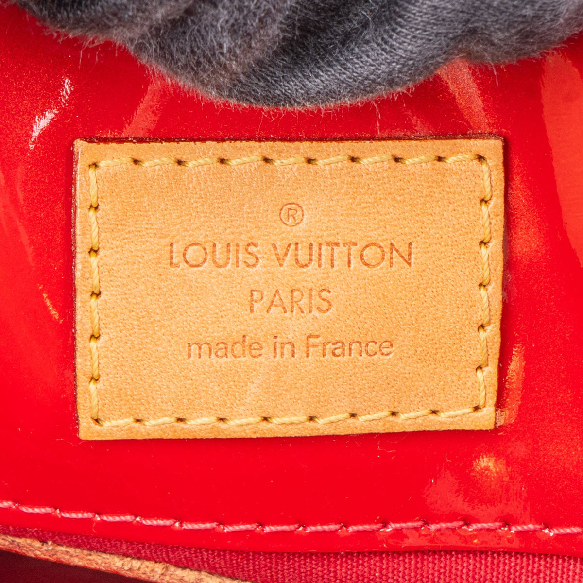 Louis Vuitton Red Vernis Monogram Reade PM Handbag