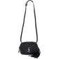 Saint Laurent Black Chevron Leather Lou Crossbody Bum Bag