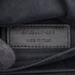 Saint Laurent Black Chevron Leather Lou Crossbody Bum Bag