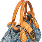 Louis Vuitton Denim Monogram Pleaty Handbag