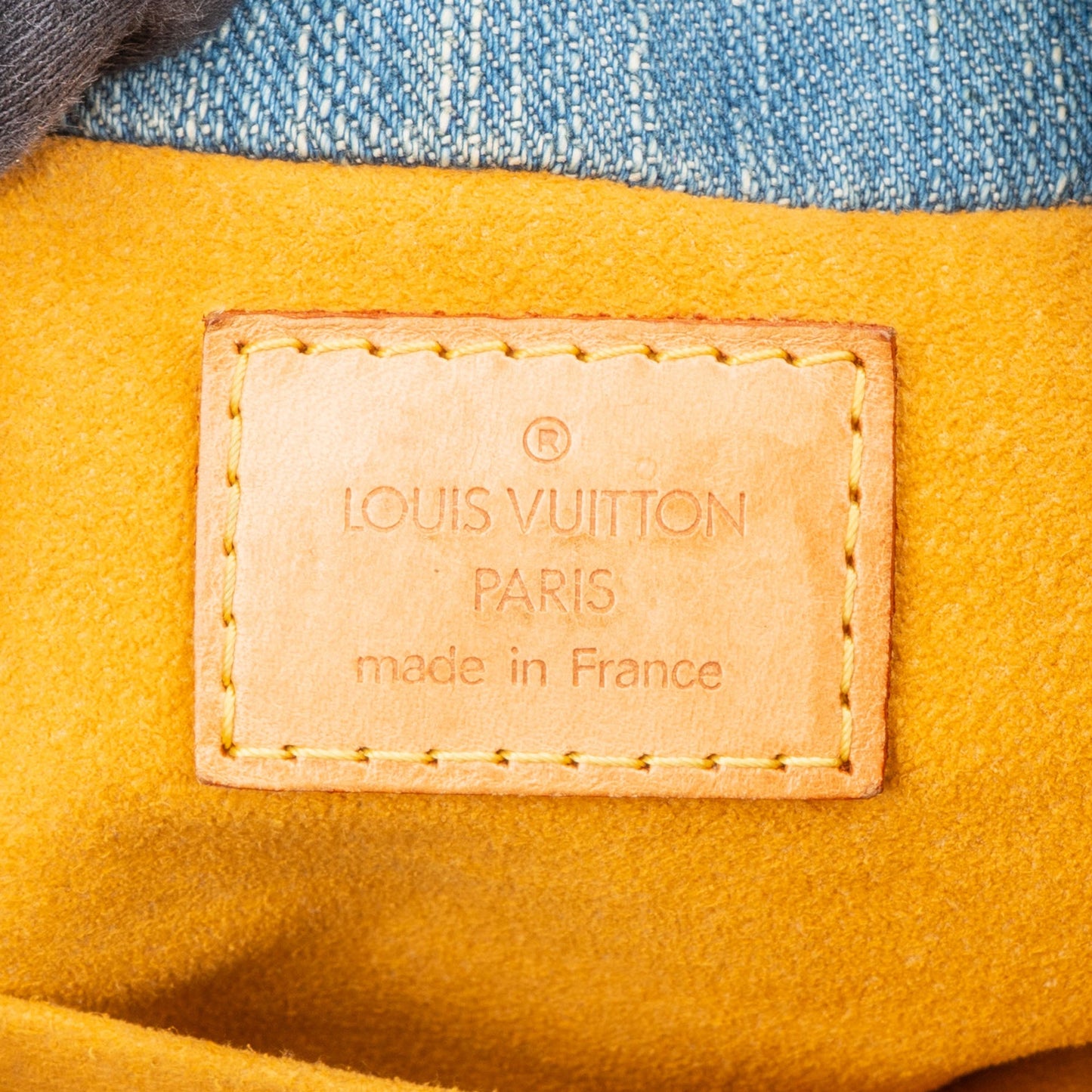 Louis Vuitton Denim Monogram Pleaty Handbag