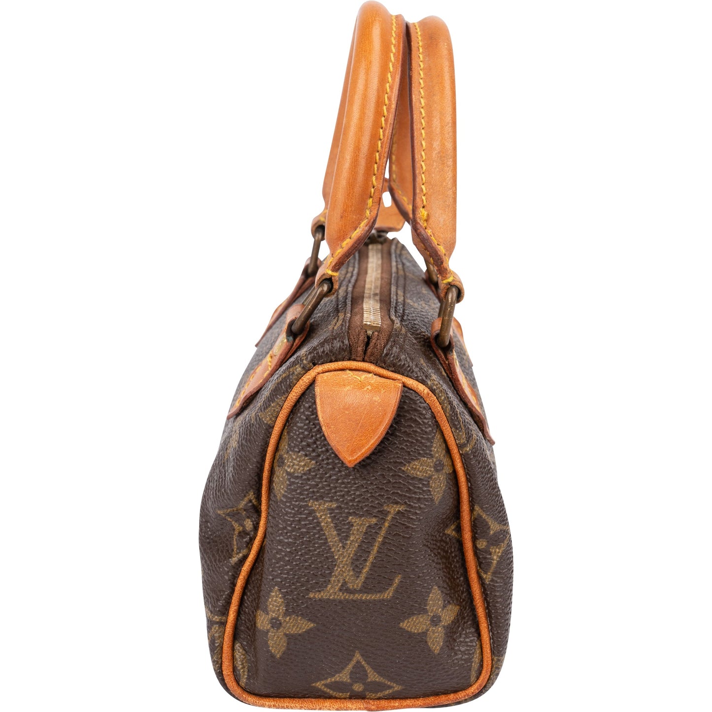Louis Vuitton Monogram Canvas Mini Speedy Crossbody Handbag