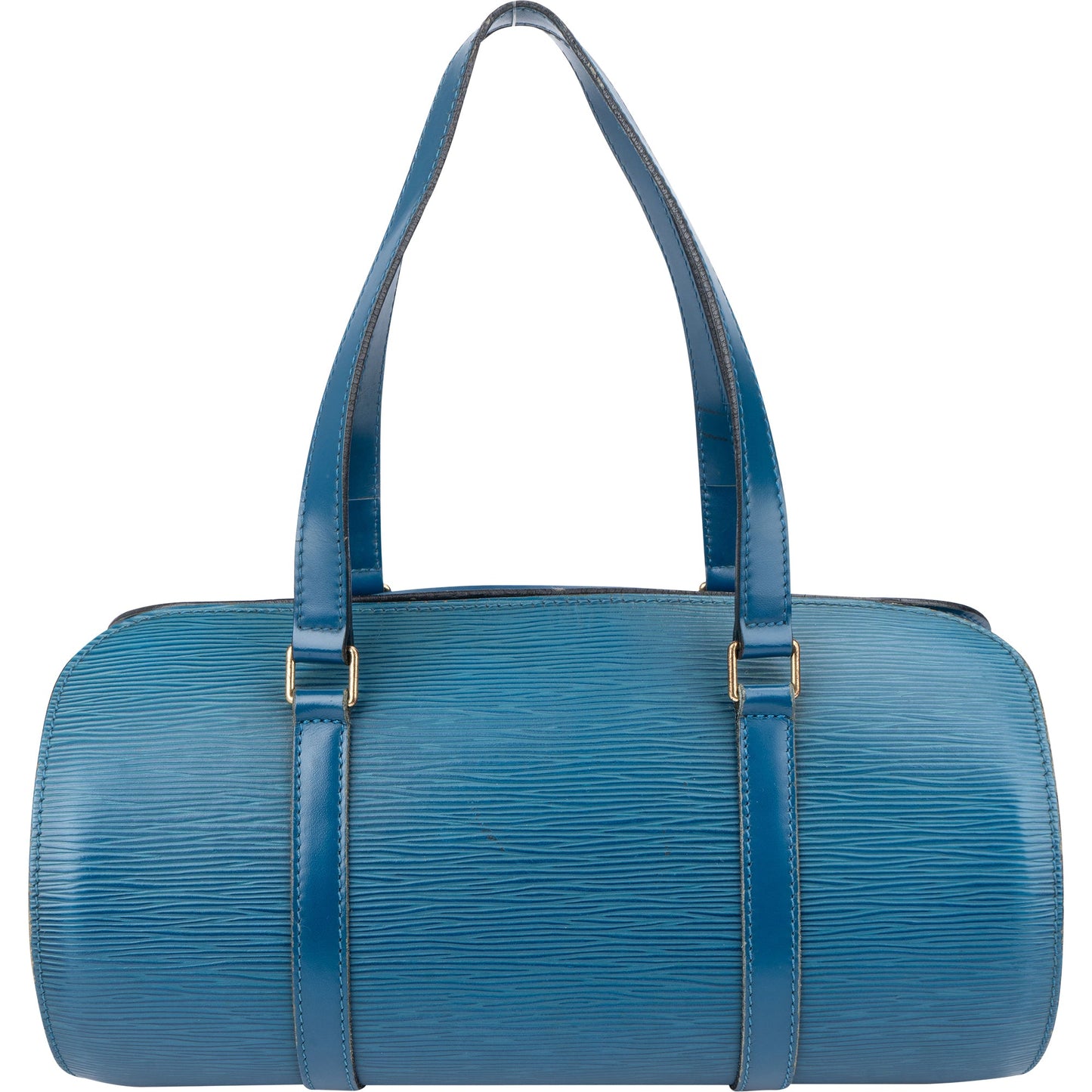 Louis Vuitton Bleu Epi Leather Soufflot Set Handbag