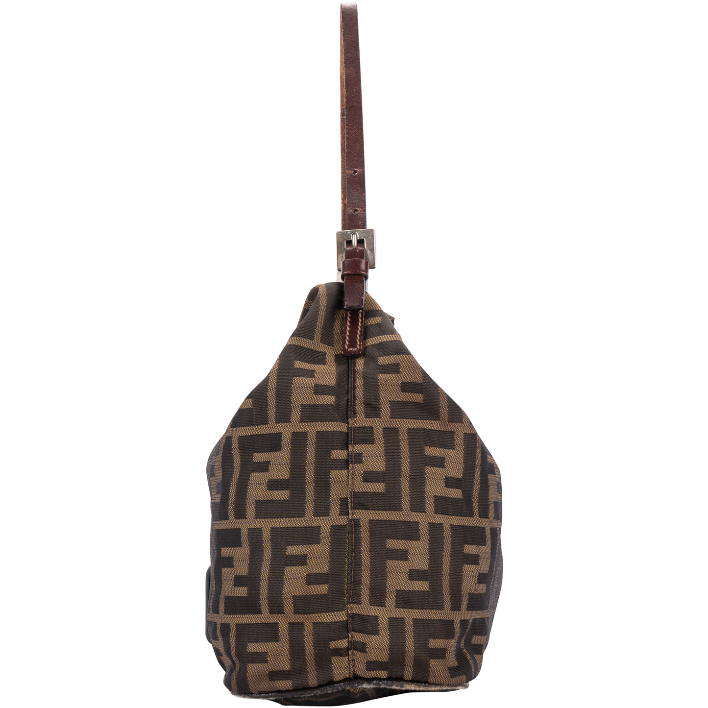 Fendi FF Monogram Zucca Hobo Shoulder Bag