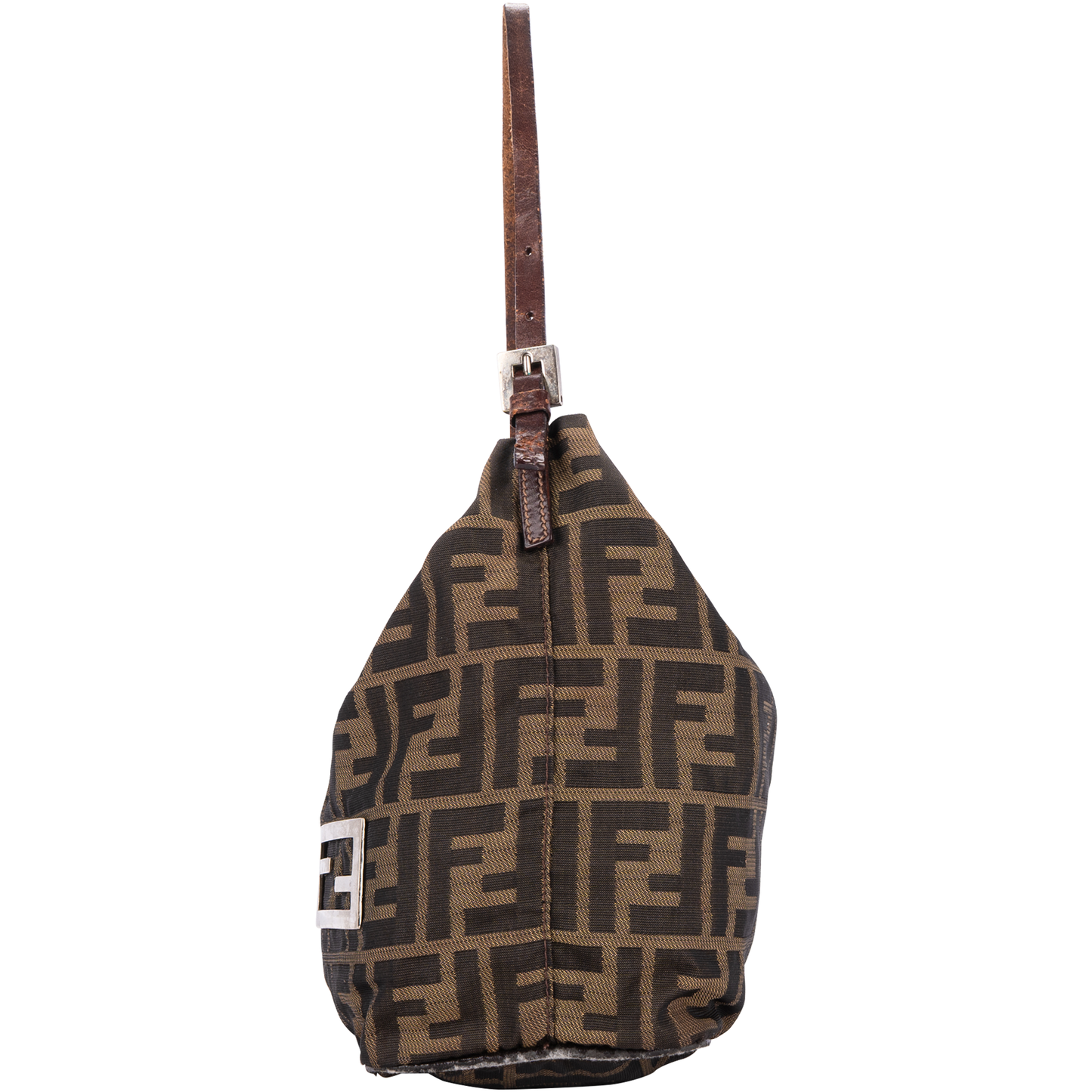 Fendi FF Monogram Zucca Hobo Shoulder Bag