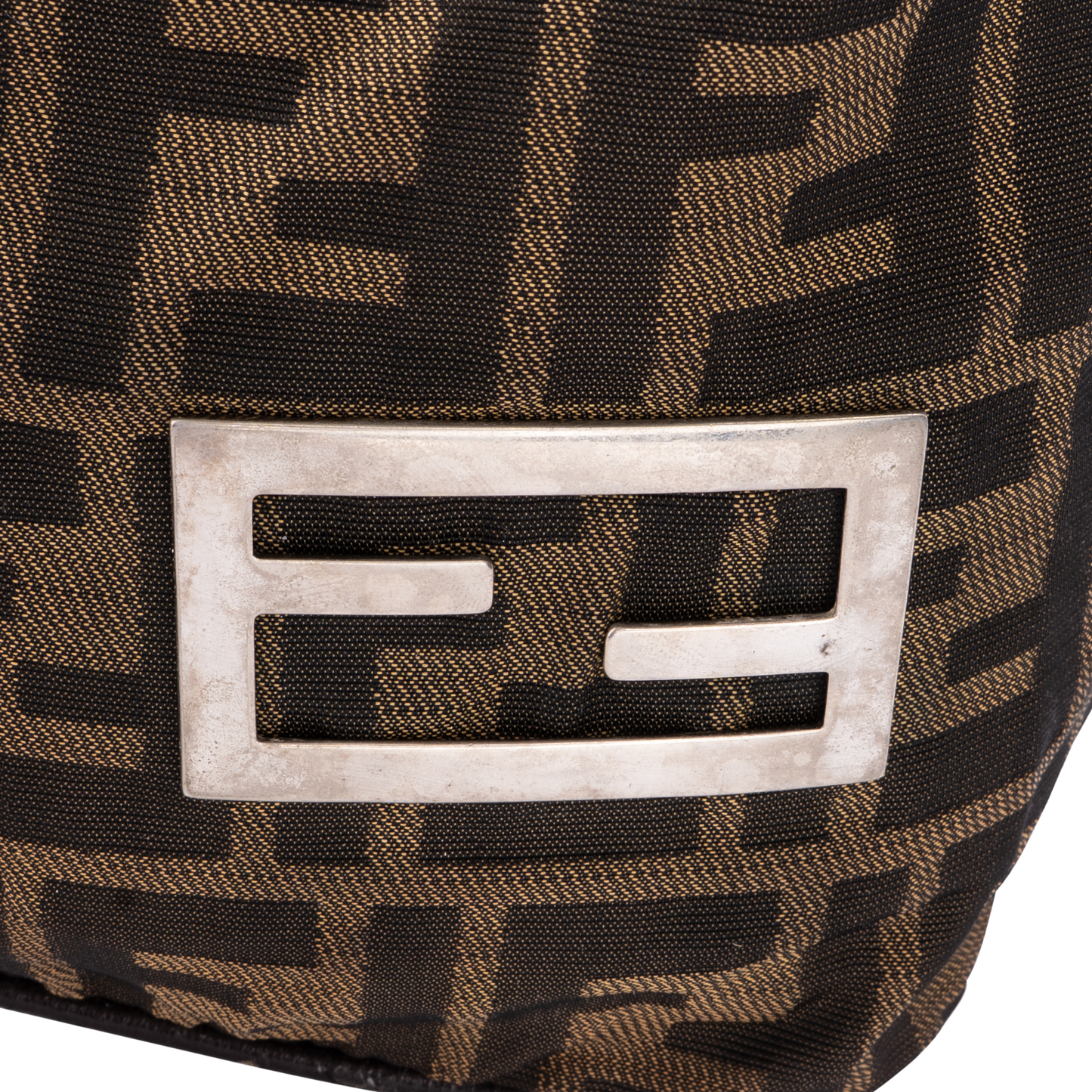 Fendi FF Monogram Zucca Hobo Shoulder Bag