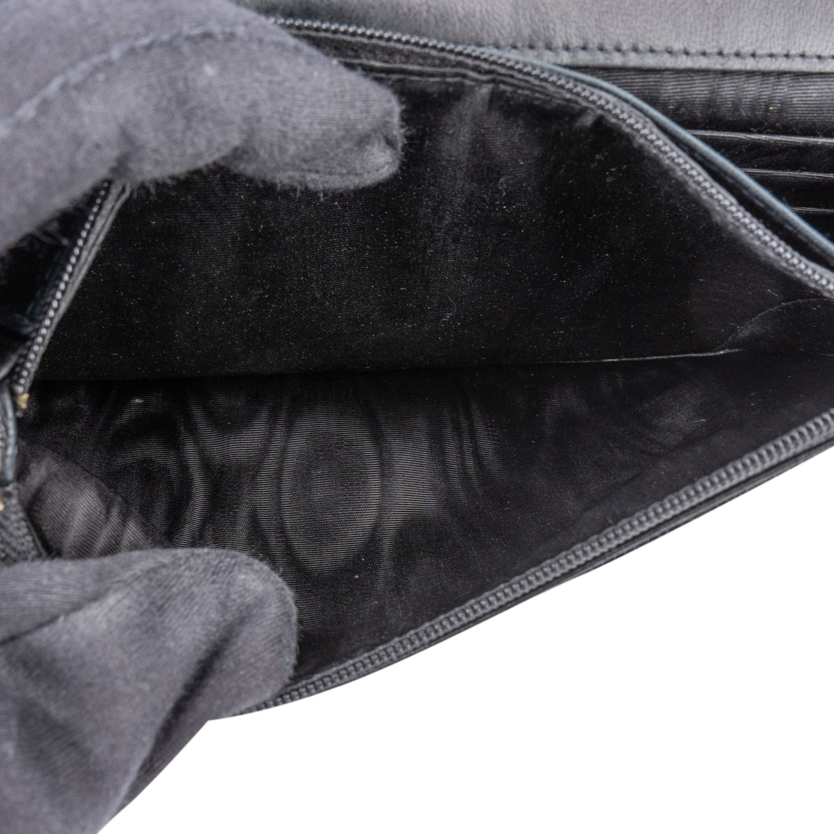 Chanel Caviar Leather CC Wallet On Chain Crossbody Bag