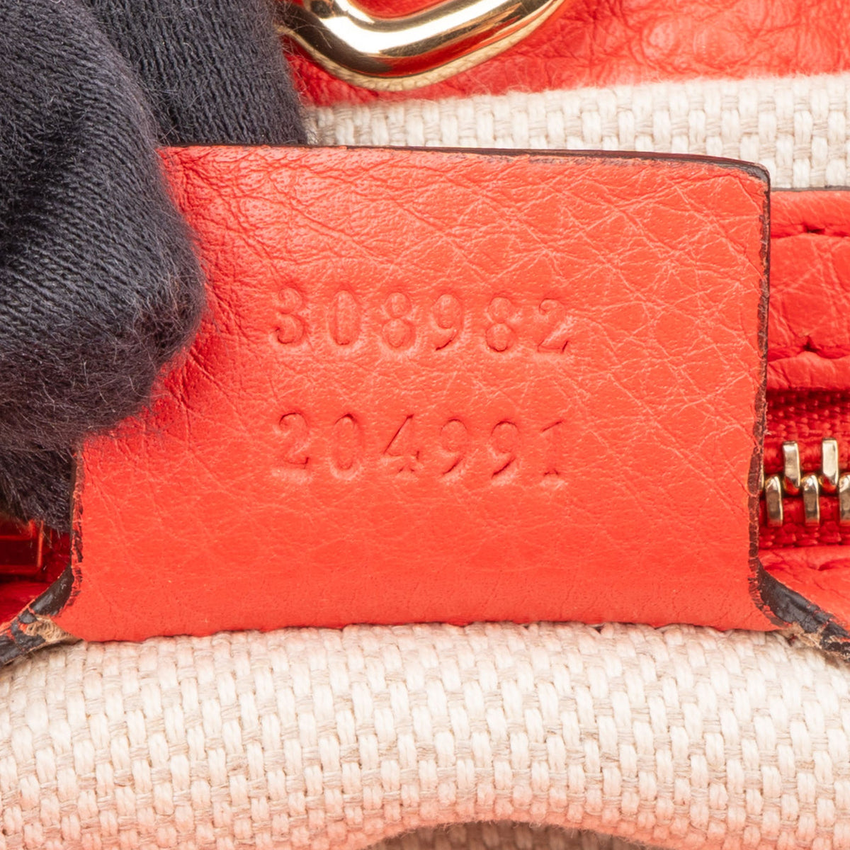 Gucci Coral Leather GG Soho Crossbody Bag