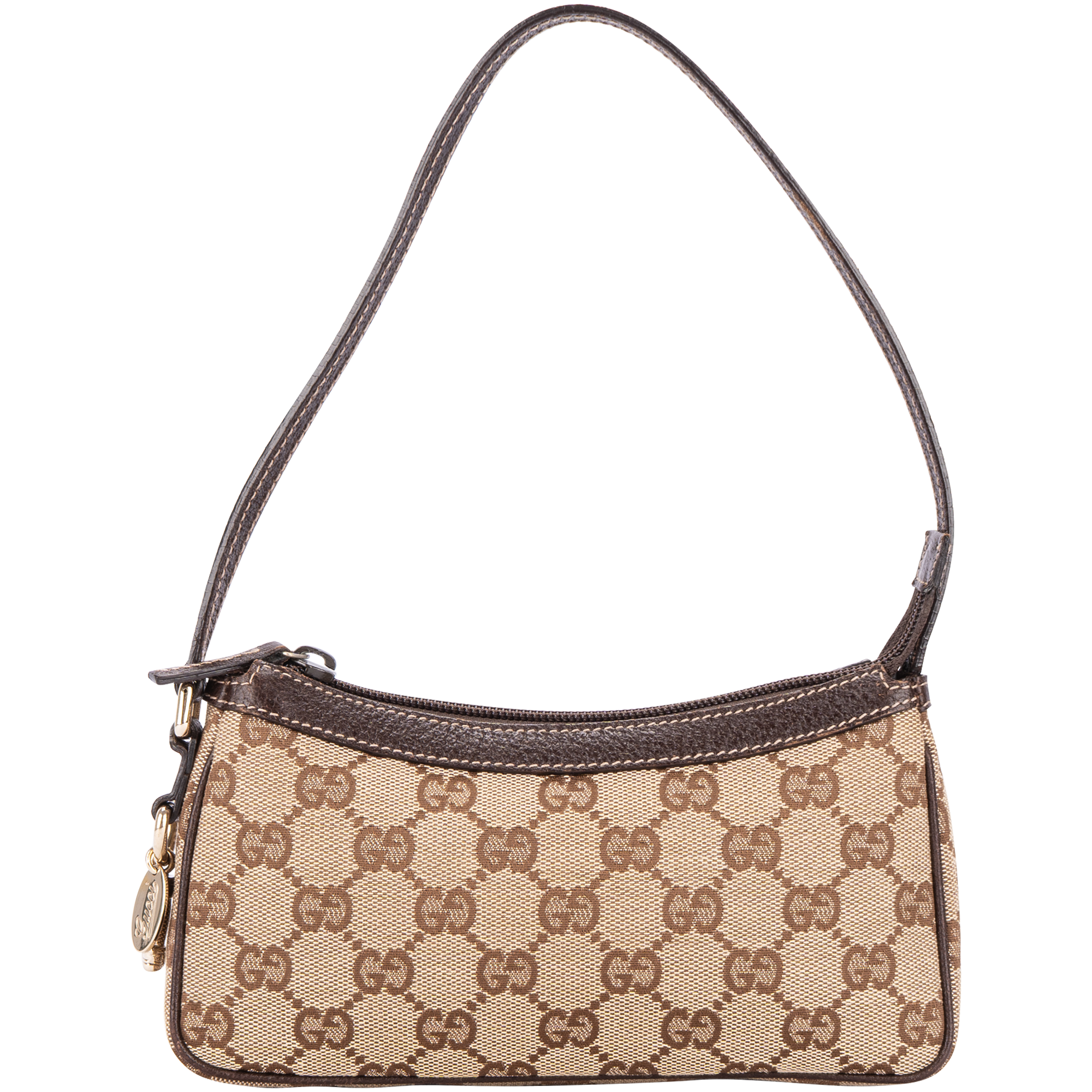 Gucci GG Monogram Charm Pochette Shoulder Bag