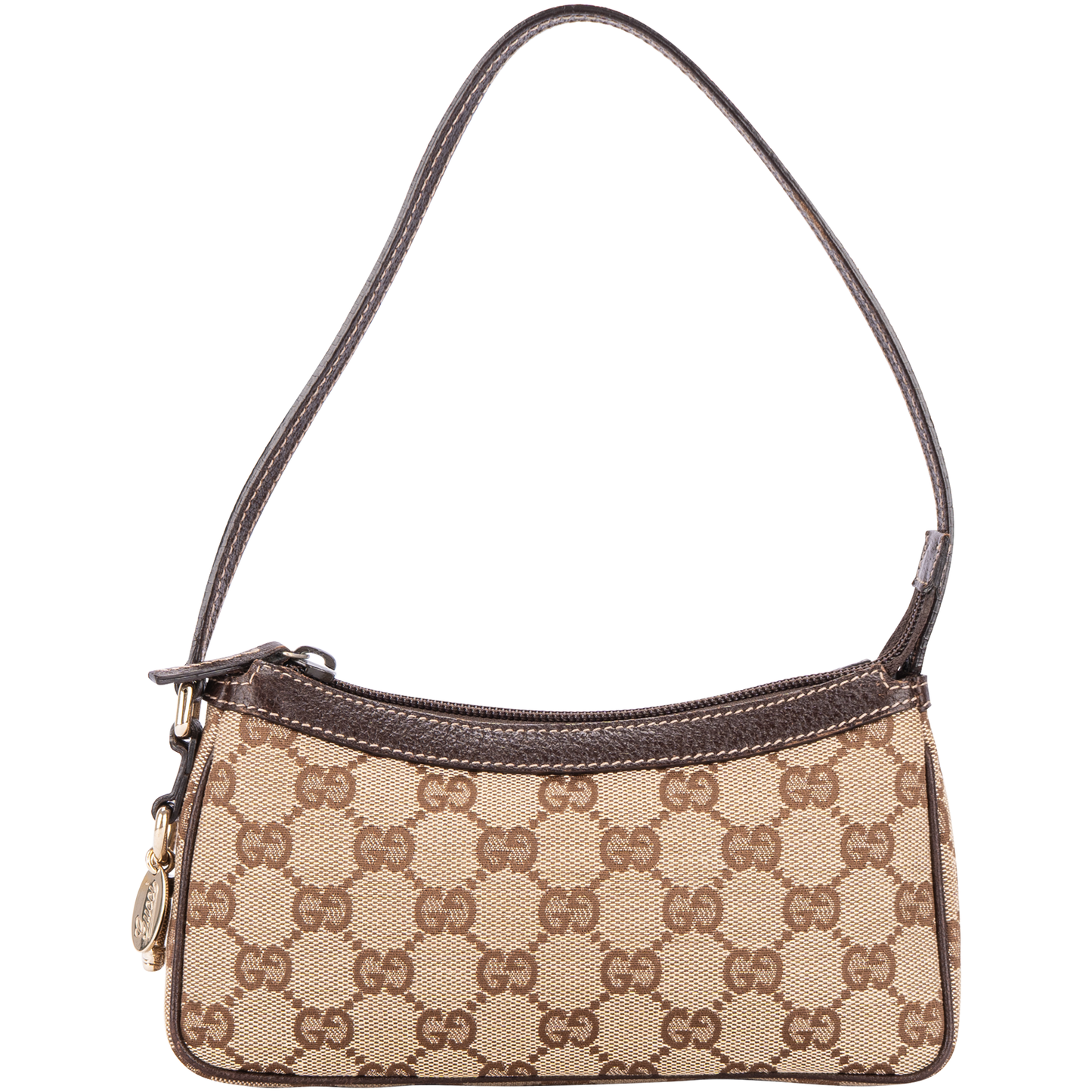 Gucci GG Monogram Charm Pochette Shoulder Bag