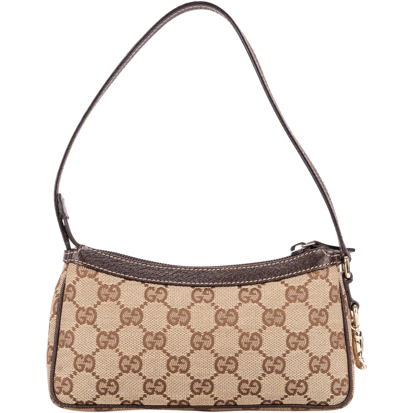 Gucci GG Monogram Charm Pochette Shoulder Bag