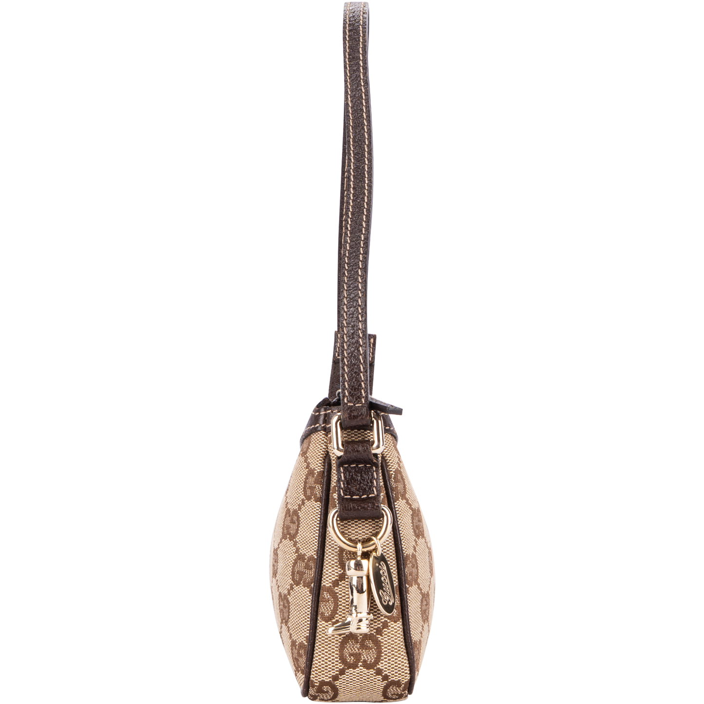 Gucci GG Monogram Charm Pochette Shoulder Bag