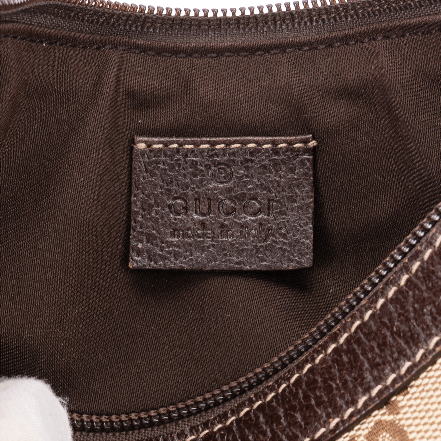 Gucci GG Monogram Charm Pochette Shoulder Bag